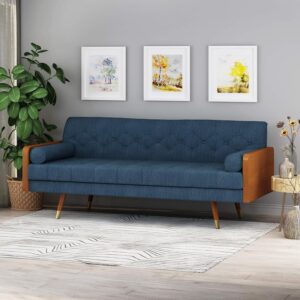 72" Sofa Couch with Wood Frame,Button-Tufted Fabric Upholstery, Design
